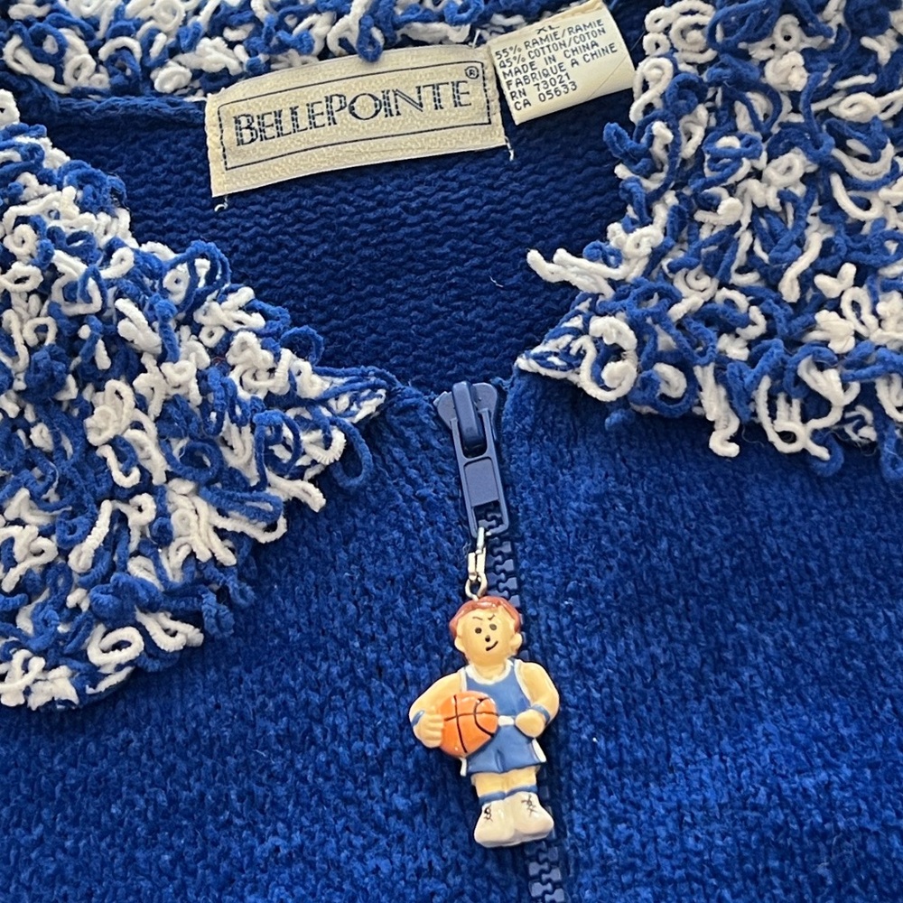 BellePointe vintage royal blue University of Kentucky Wildcats sweater vest XL - Picture 6 of 6